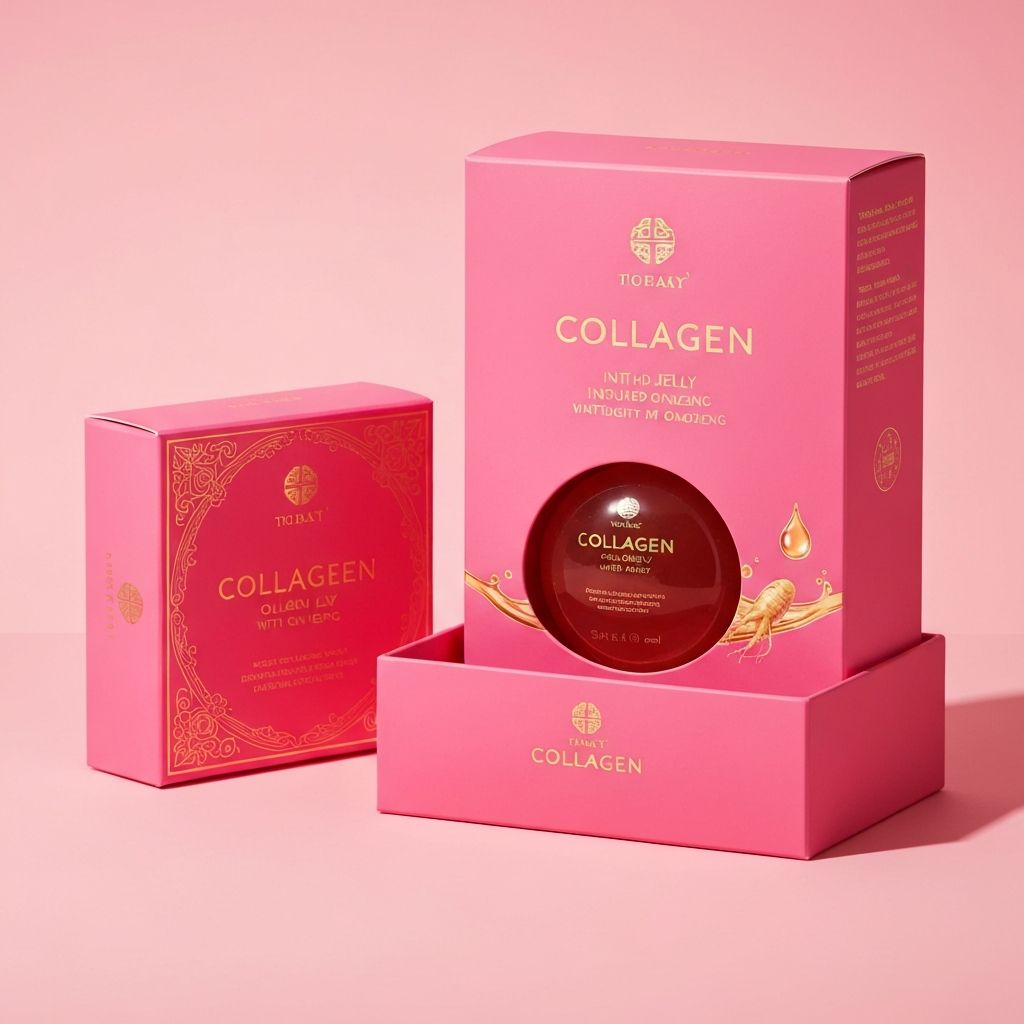 Thạch Collagen Sâm Ngọc Linh - Chống Lão Hóa (Hộp 10 gói)