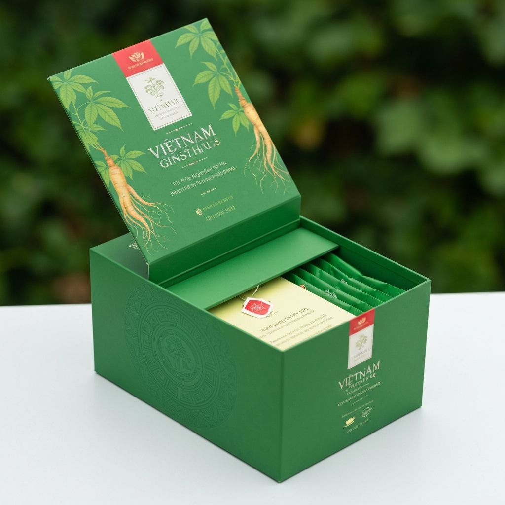 Trà Ô Long Sâm Ngọc Linh (Hộp 20 gói)